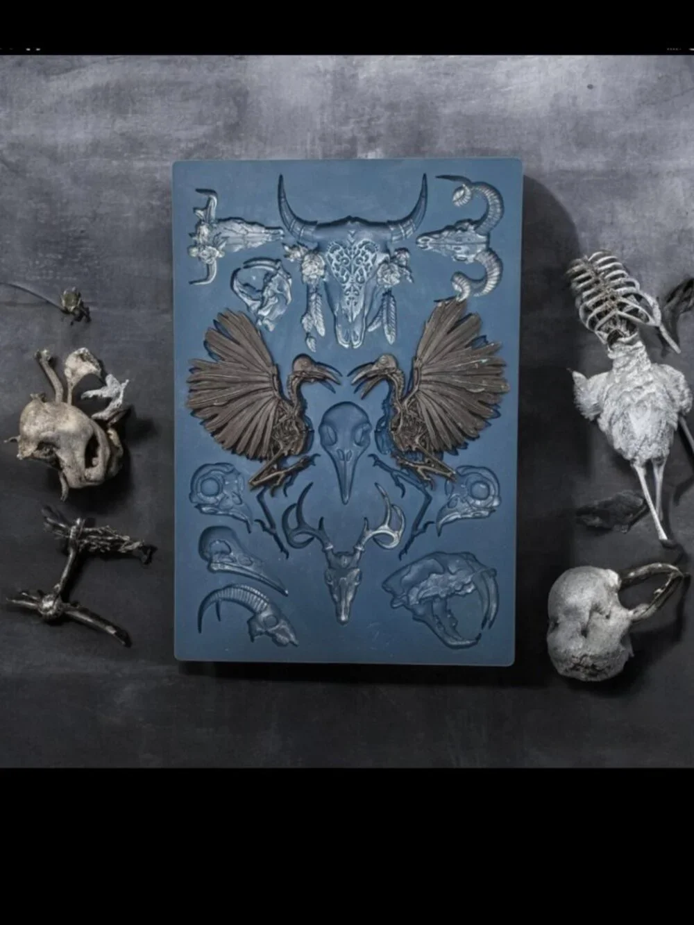 Gothic Animal Skull Silicone Mold